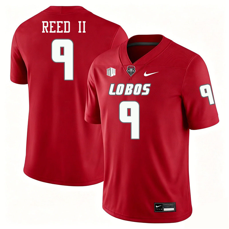 New Mexico Lobos #9 Jerrick Reed II College Football Jerseys,Uniforms-Red